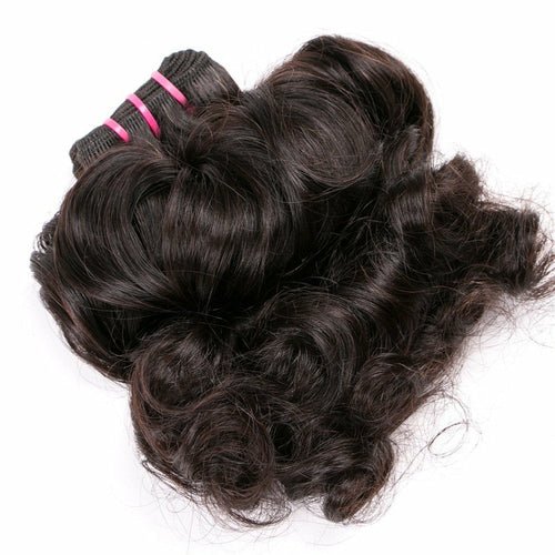 10A Grade 3/4 Magic Curl Fumi Human Hair bundles with 4x4 Closures & 1 - House of Diffusion