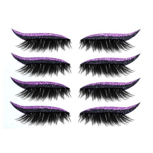 3D False Eyelashes With Magnetic 4 Pairs Of Glue - free Self - adhesive - House of Diffusion