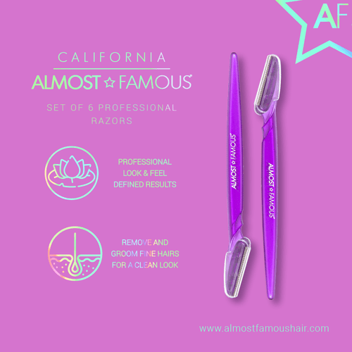 Almost Famous 6 - pack Dermaplaning Razors set - House of Diffusion
