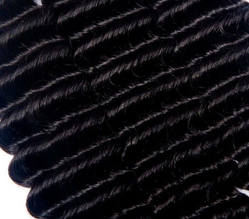 BeuMax 10A Grade 3/4 loose Deep wave bundles with 13x4 Frontal - House of Diffusion