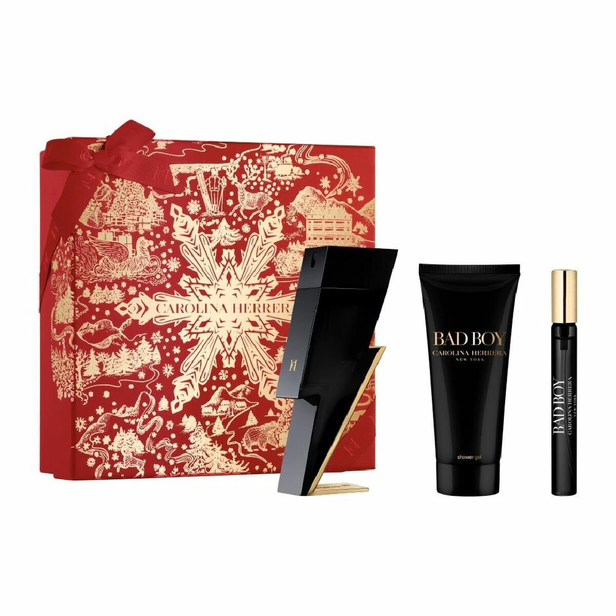 Men's Perfume Set Carolina Herrera BAD BOY EDT - House of Diffusion