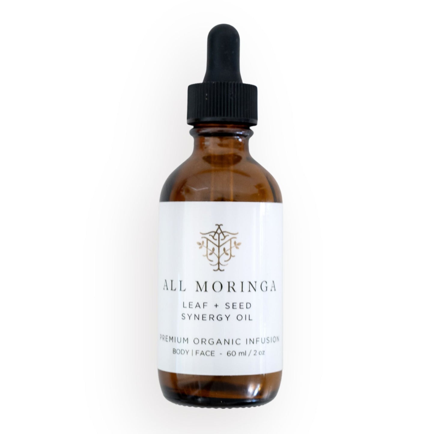 Moringa Leaf + Seed Whole - Plant Nutrition Oil – Face & Body Oil for Damage Sensitive, Skin Repair 2oz - House of Diffusion