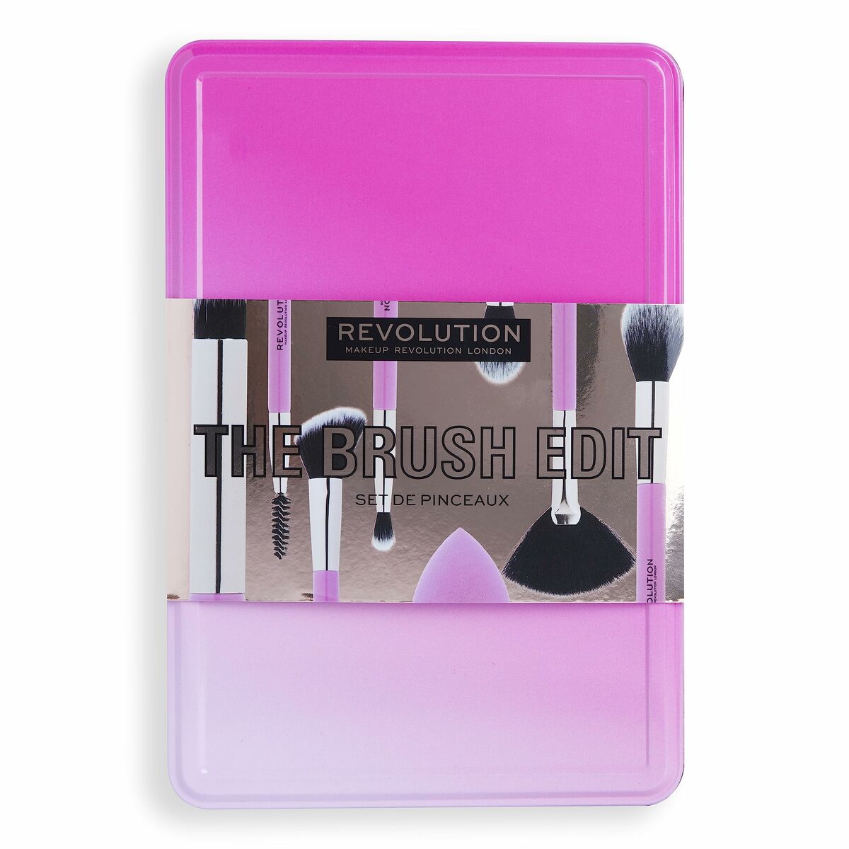 Set of Make - up Brushes Revolution Make Up The Brush Edit Pink 8 Pieces - House of Diffusion