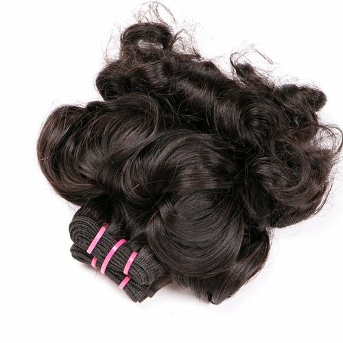 10A Grade 3/4 Magic Curl Fumi Human Hair bundles with 4x4 Closures & 1 - House of Diffusion