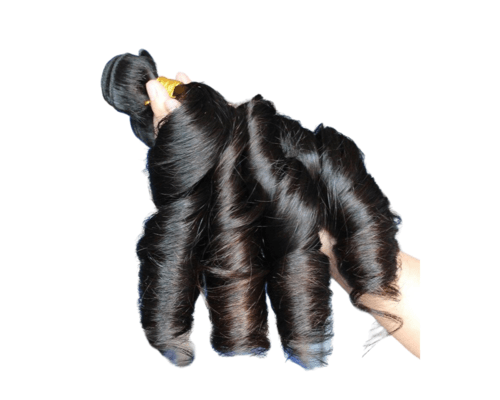 10A Grade 3/4 Romance Curl Fumi Human Hair bundles with 4x4 Closures & - House of Diffusion