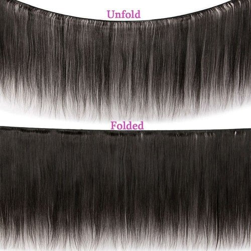 10A Grade 3/4 Straight Curve Fumi Human Hair bundles with 4x4 Closures - House of Diffusion