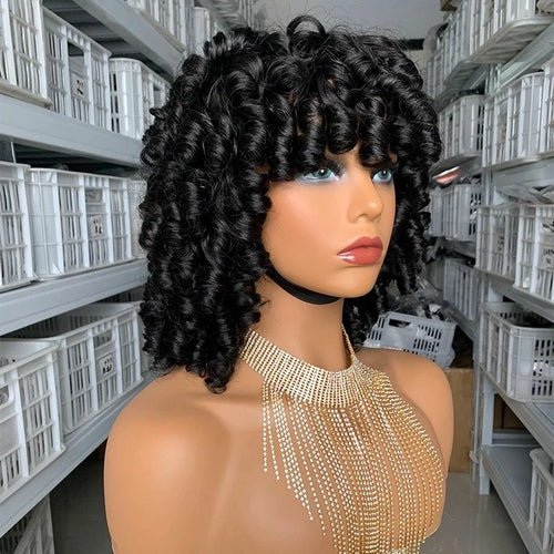 10A Grade Brazilian 3/4 Bundles Loose Bouncy Curl Human Hair bundles w - House of Diffusion