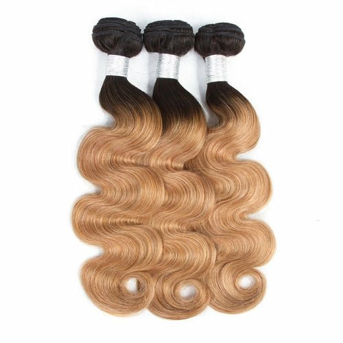 27 Body Wave 10A Grade 1B/27 Hair BUNDLES with 4x4 CLOSURES & 13x4 F - House of Diffusion