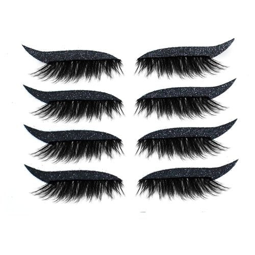 3D False Eyelashes With Magnetic 4 Pairs Of Glue - free Self - adhesive - House of Diffusion