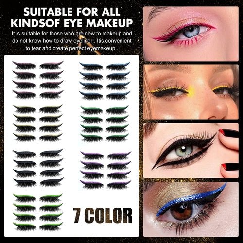 3D False Eyelashes With Magnetic 4 Pairs Of Glue - free Self - adhesive - House of Diffusion