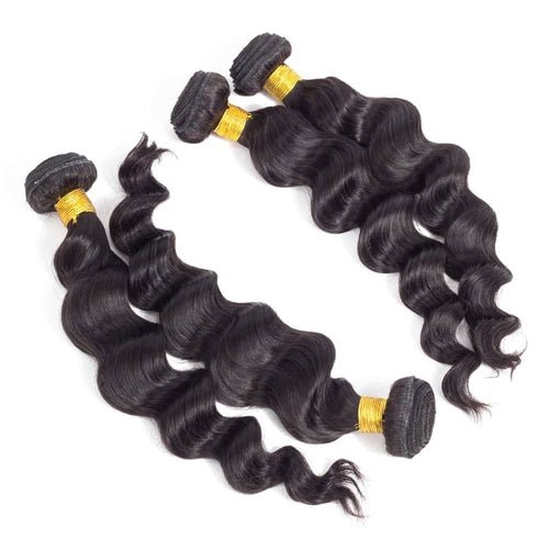 BeuMax 10A Grade 3/4 loose body wave bundles with 13x4 Frontal - House of Diffusion