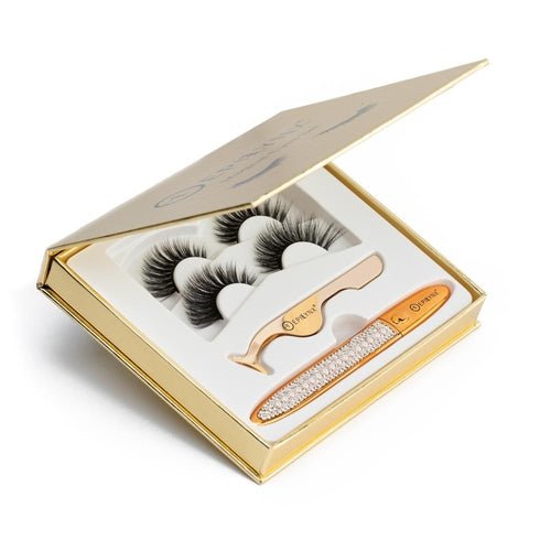 False Eyelashes - No Glue Black Eyeliner and Lashes Kit - House of Diffusion