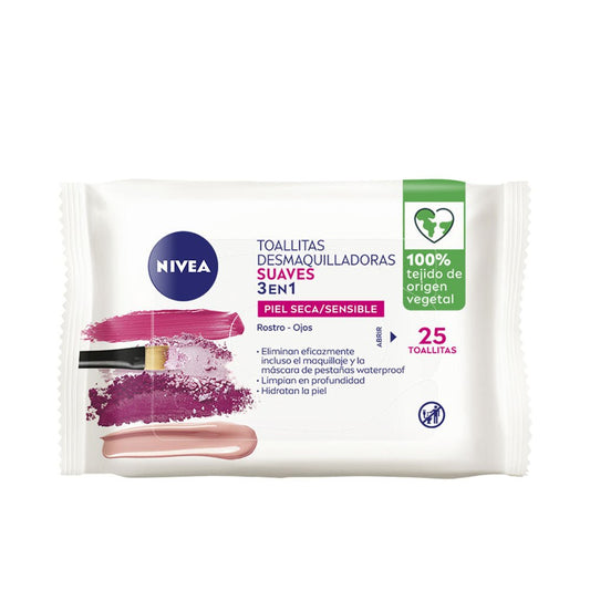 Gentle 3 - in - 1 MAKEUP REMOVAL WIPES 25 u - House of Diffusion