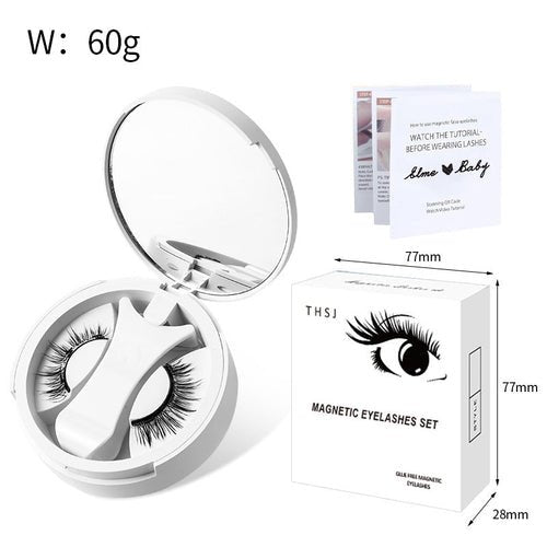 Magnetic False Eyelashes Integrated Storage Box Glue - free Magnet False - House of Diffusion