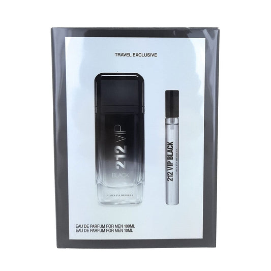 Men's Perfume Set Carolina Herrera 212 Vip Black EDP - House of Diffusion