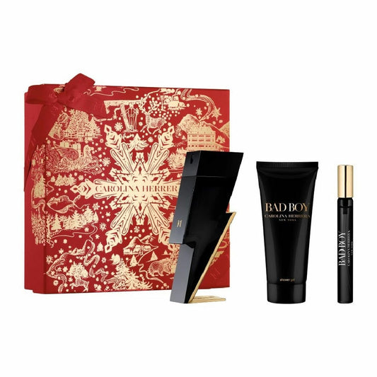 Men's Perfume Set Carolina Herrera BAD BOY EDT - House of Diffusion