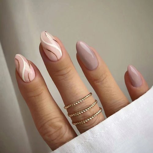 Press On Nails Kit with Glue and gel stickers Reusable Tips - House of Diffusion