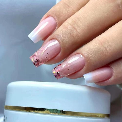 Press On Nails Kit with Glue and gel stickers Reusable Tips - House of Diffusion
