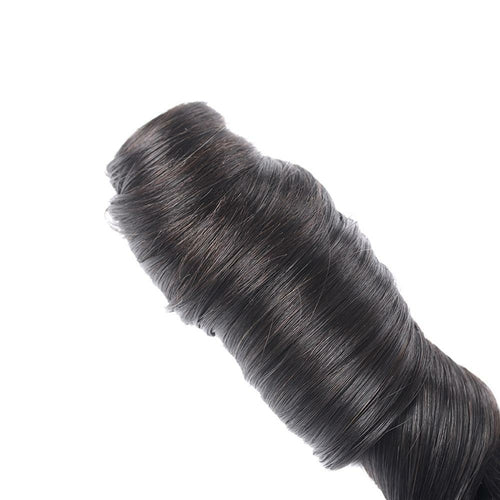 Super Double Drawn 12A Grade Romance Curl BUNDLES with CLOSURES & FRON - House of Diffusion