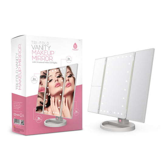Tri - Fold Vanity Makeup Mirror - House of Diffusion