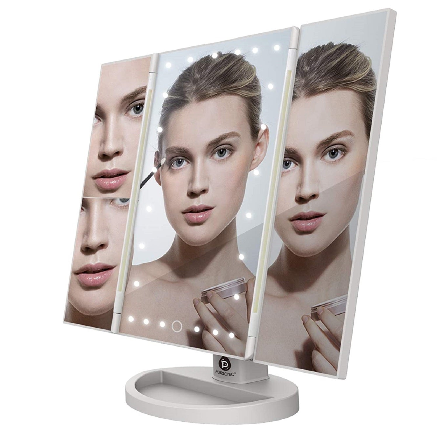 Tri - Fold Vanity Makeup Mirror - House of Diffusion